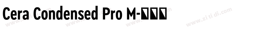 Cera Condensed Pro M字体转换